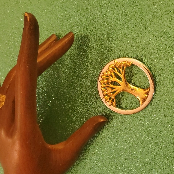 Vintage tree pin - Picture 2 of 5